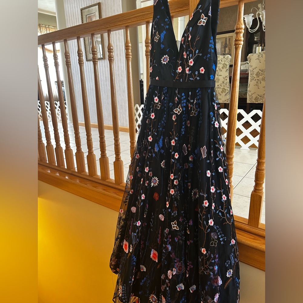 Clarisse Floral Embroidered Ball Gown #3565, Size 2